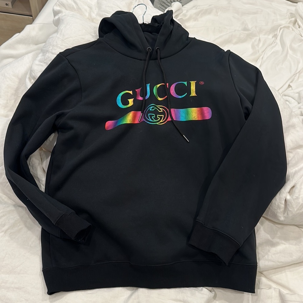 Gucci Rainbow Logo Hoodie - Picture 7 of 9